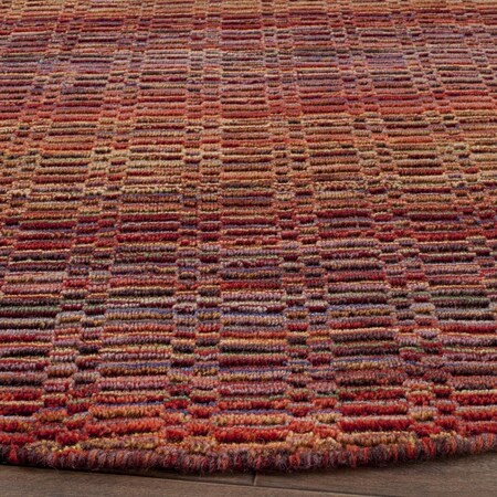 Safavieh 6 x 6 ft. Himalaya Hand Loomed Square Area Rug, Red and Multicolor HIM703A-6SQ